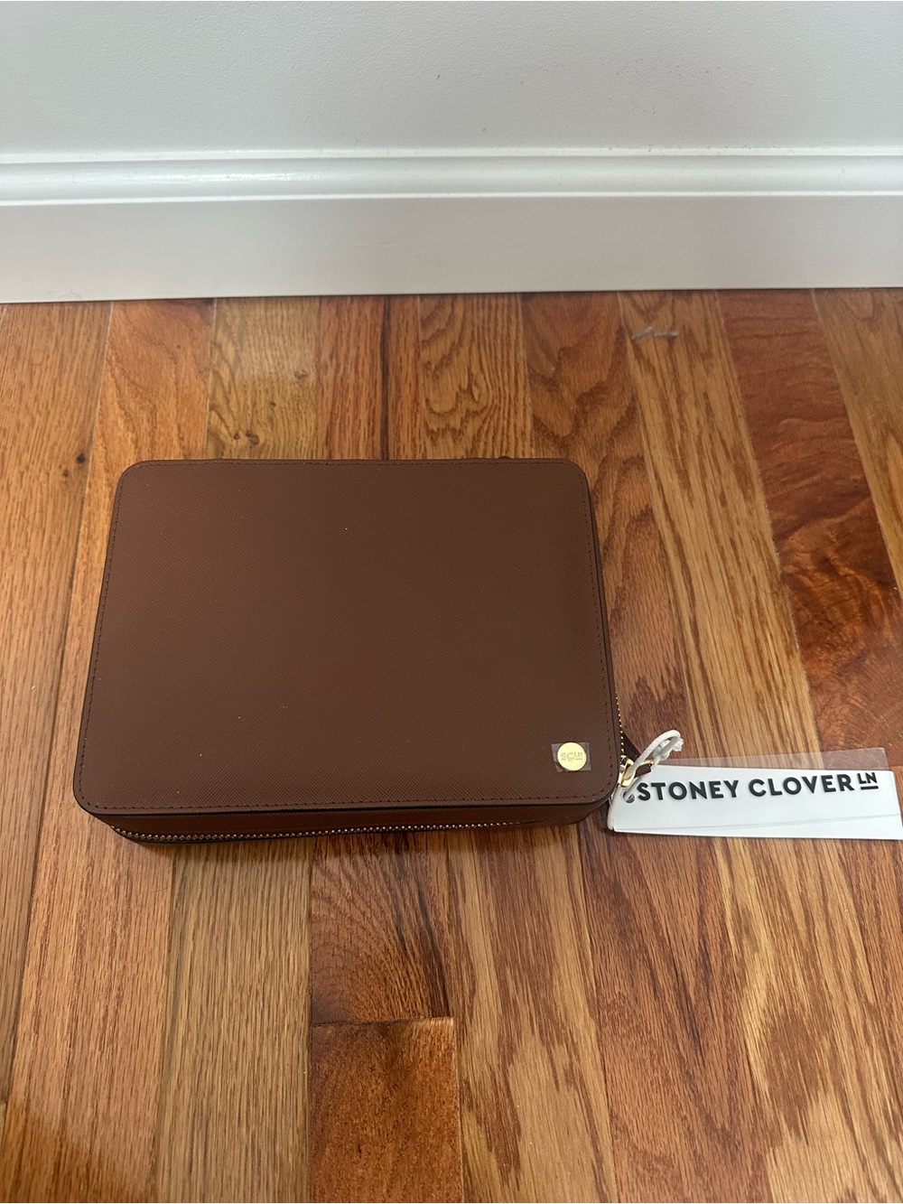 Stoney Clover Lane Brown Travel Jewelry Case - NWT